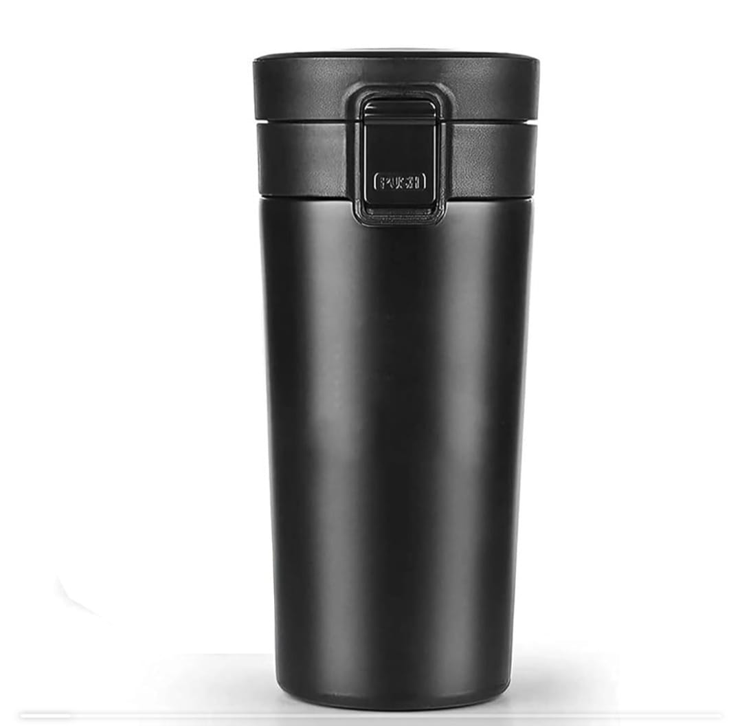 Black Stainless Steel Vacuum Insulated Travel Mug